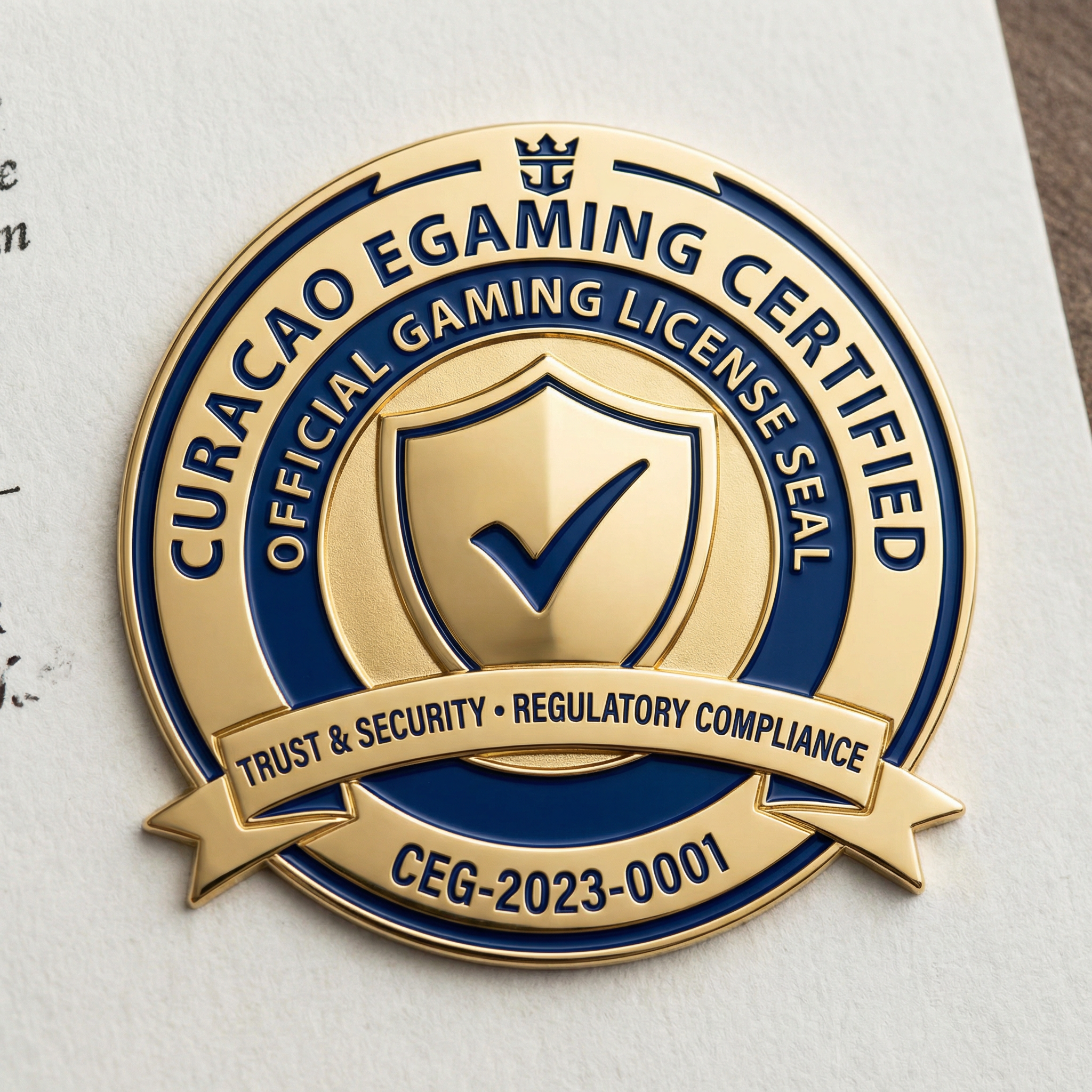 库拉索电子博彩牌照认证徽章